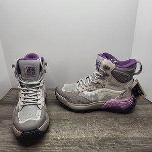 VANS Gray Purple MTE Crestline GORE-TEX Waterproof Boots Women's Size 7.5